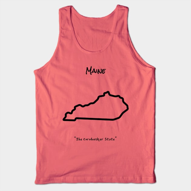 Truly Maine Tank Top by LP Designs